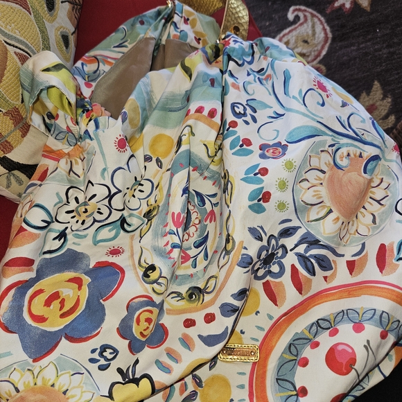 Moschino Multicolor Floral Hobo Bag - Picture 6 of 11